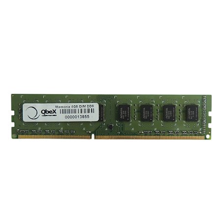 Memória Ram Desktop, 4GB, DDR3, 1333MHz - QBex