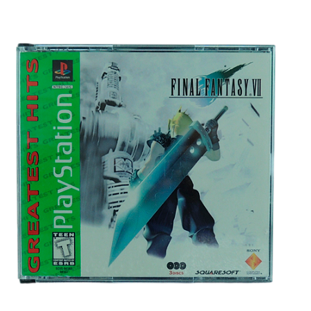 Jogo Final Fantasy VII - PS1 (Greatest Hits)
