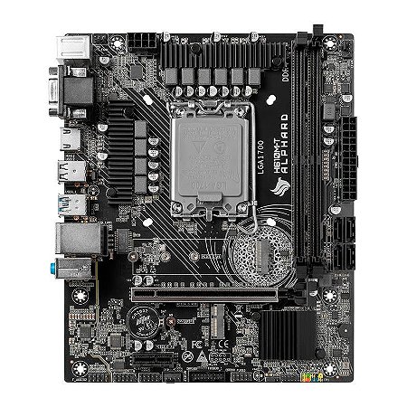Placa Mãe Alphard H610M-T, M-ATX, LGA 1700, DDR4 - Pichau