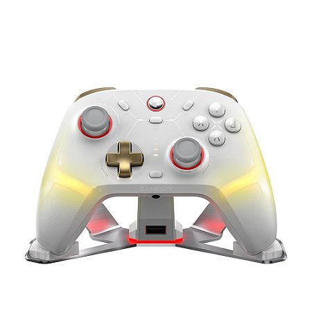 Controle com fio Cyclone 2 Branco Hall Effect - Gamesir