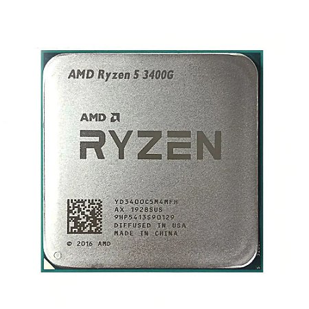 Processador AMD Ryzen 5 3400G, AM4, 3ª Gen, 3.7GHz, 6MB - AMD