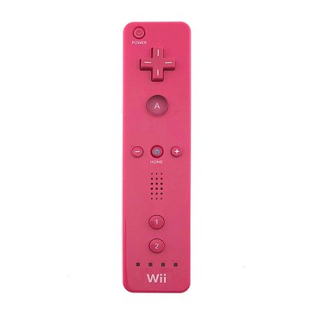 Controle Nintendo Wii Remote Rosa - Wii