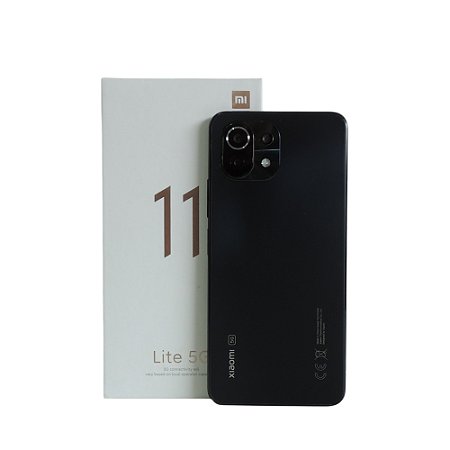 Celular MI 11 Lite, Preto, 6GB RAM, 128GB - Xiaomi