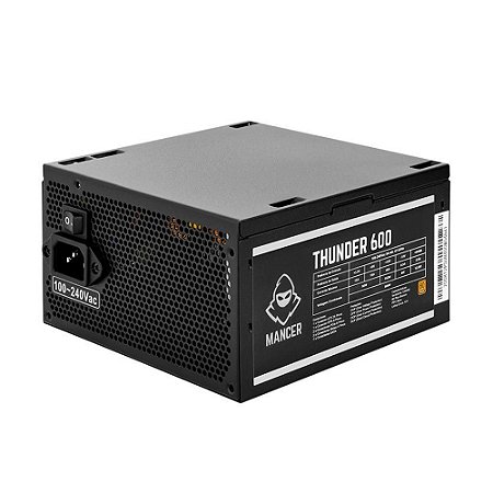 Fonte Thunder 600W, 80 Plus Bronze - Mancer