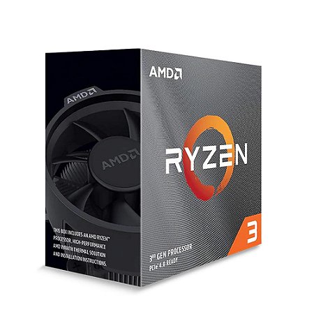 Processador AMD Ryzen 3 3100 3,6 GHz AM4 - AMD