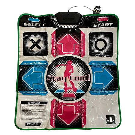 Tapete de Dança Party Pad para PS2, PS3, Wii e Game Cube - Block Head