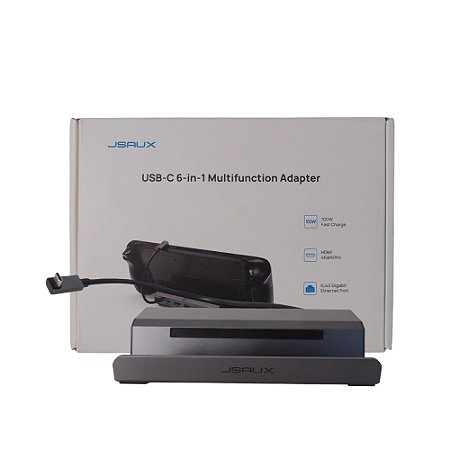Base de Ancoragem USB-C 6 em 1 - Jsaux