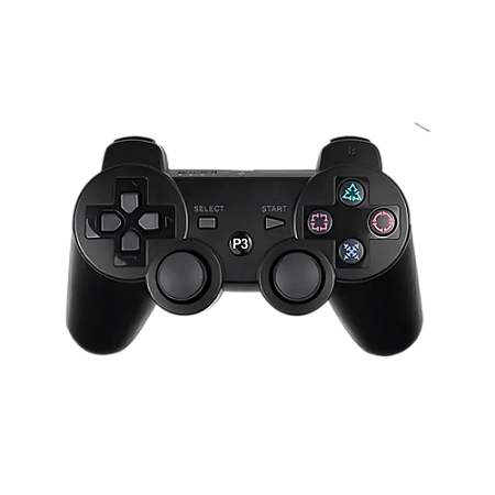 Controle Alto-3W Sem Fio Preto para PS3 (NOVO)