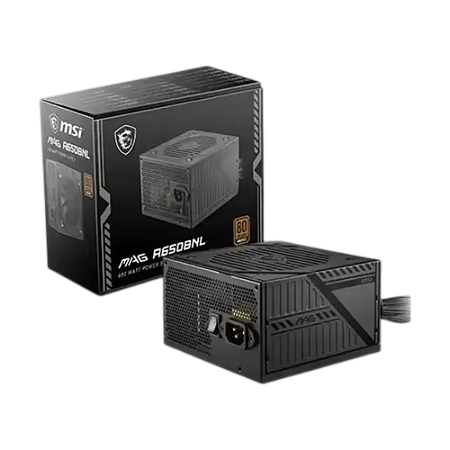 Fonte A650BNL, 650W, ATX, 80 Plus Bronze - MSI (NOVO | EMBALAGEM)