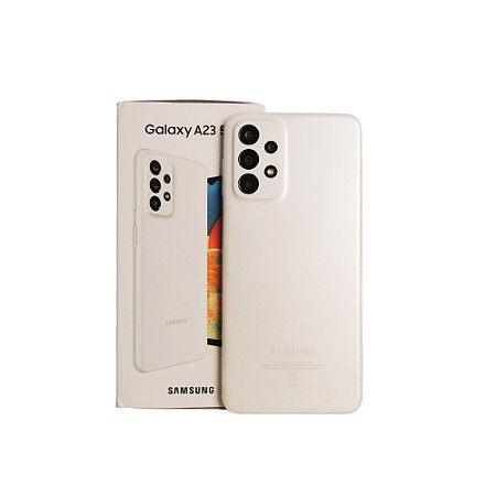 Celular Galaxy A23, 6,6" Pol, 128GB, 4GB RAM, Branco - Samsung