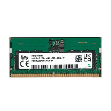 Memória Ram de Notebook SODIMM 8GB 1RX16, DDR5, 5600MHz - SK hynix