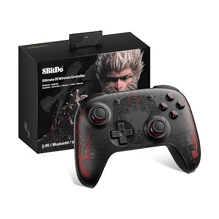 Controle Ultimate 2C, Bluetooth (Edição Black Myth: Wukong) - 8BitDo