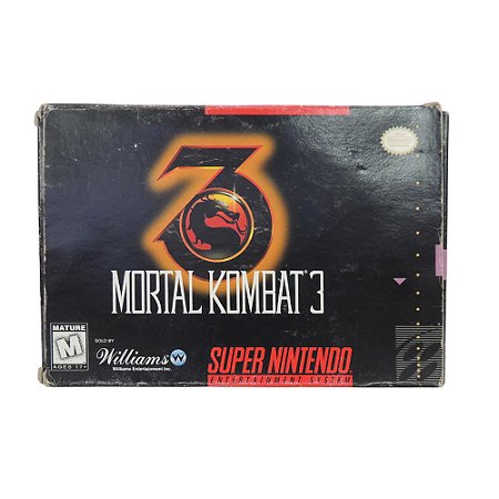 Jogo Mortal Kombat 3 - SNES