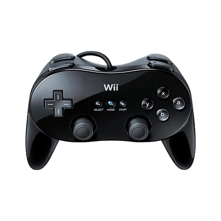 Classic Controller Pro Preto Wii - Nintend
