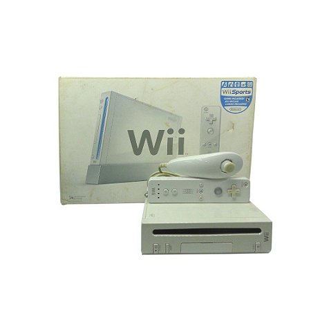 Console Nintendo Wii Branco - Nintendo (Japonês)