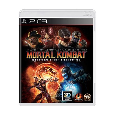 MORTAL KOMBAT 9 Ps3 KOMPLETE EDITION MÍDIA FÍSICA LACRADO