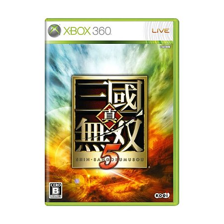 Jogo Shin Sangoku Musou 5 - Xbox 360 (Japonês)
