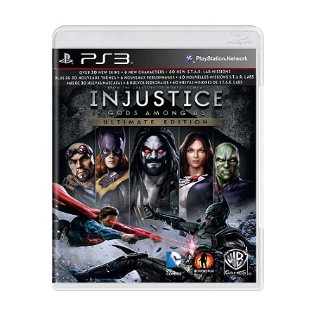Jogo Injustice: Gods Among Us (Ultimate Edition) - PS3 - MeuGameUsado