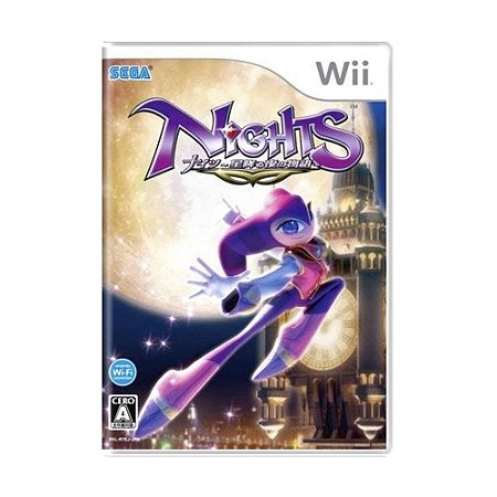 Jogo NiGHTS: Hoshi Furu Yoru no Monogatari - Wii (Japonês)