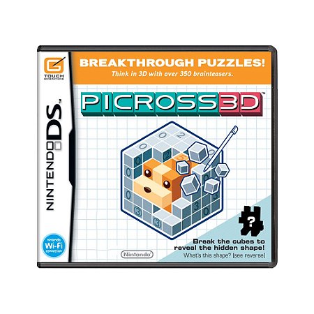 Jogo Picross 3D - DS