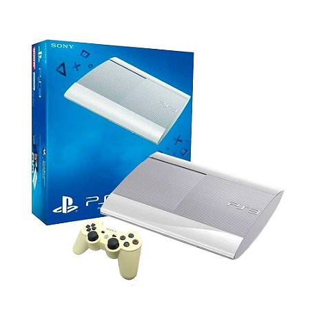 Console PlayStation 3 Super Slim 500GB Branco - Sony