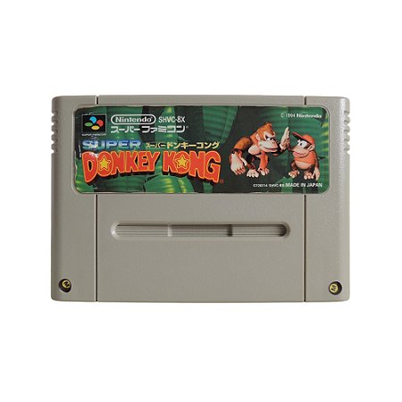 Jogo Donkey Kong Country - SNES (Japonês)