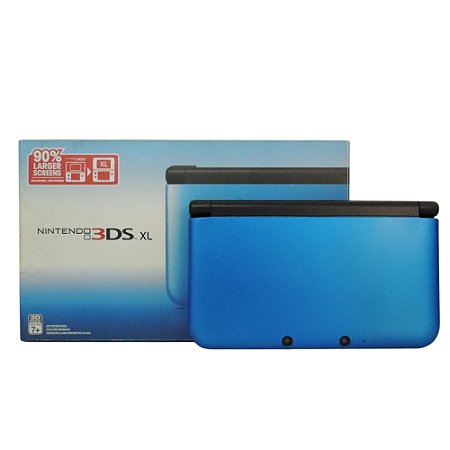 Console Nintendo 3DS XL Azul - Nintendo (Desbloqueado)