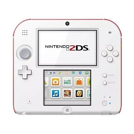 Console Nintendo 2DS Branco e Vermelho - Nintendo