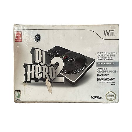 Jogo DJ Hero 2 (Bundle) - Wii