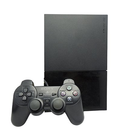 Console PlayStation 2 Slim Preto - Sony (Desbloqueado 1.93)