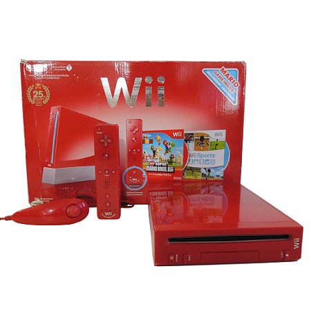 Console Nintendo Wii Vermelho - Nintendo