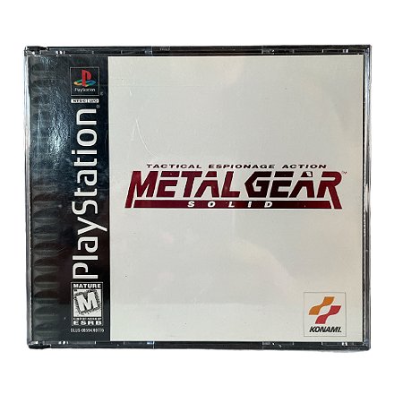 Jogo Metal Gear Solid - PS1