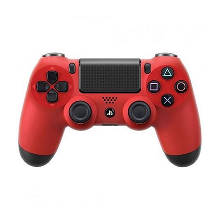 Controle Sony Dualshock 4 Vermelho sem fio - PS4