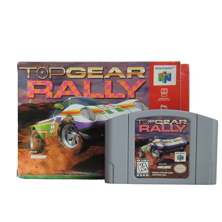 Jogo Top Gear Rally - N64