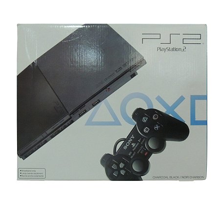 Console PlayStation 2 Slim Preto - Sony (Americano)