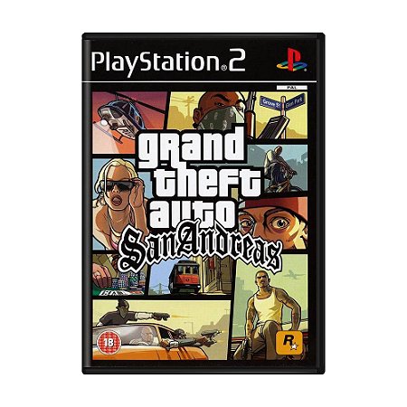 Jogo Grand Theft Auto: San Andreas - PS2 (Europeu)