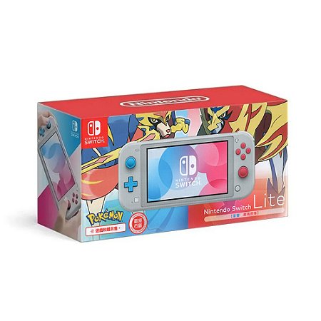 Console Nintendo Switch Lite Zacian and Zamazenta Edition Gray - Nintendo