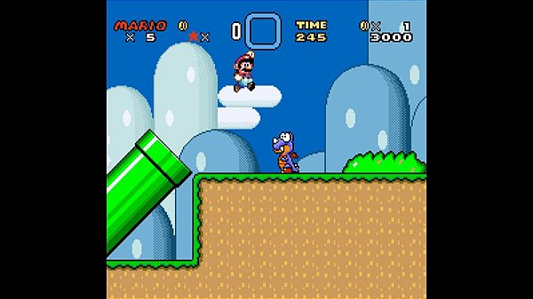 Jogo Super Mario World - SNES