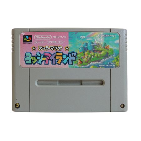 Jogo Super Mario: Yoshi Island - SNES (Japonês)