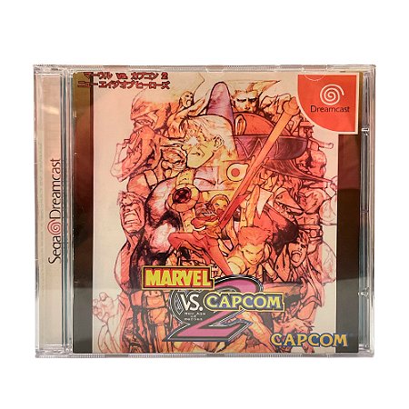 Jogo Marvel vs. Capcom 2:  New Age of Heroes - DreamCast (Japonês)
