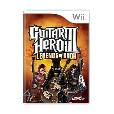 Jogo Guitar Hero III: Legends of Rock - Wii