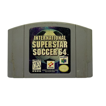 Jogo International Superstar Soccer 64 - N64