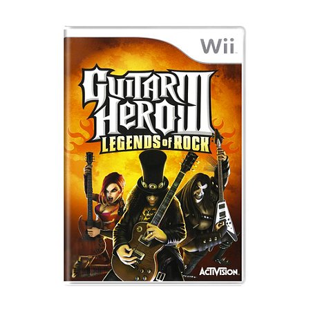 Jogo Guitar Hero III: Legends of Rock - Wii