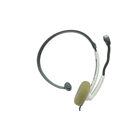 Headset Microsoft Basico Branco e Cinza com fio - Xbox 360 - MeuGameUsado