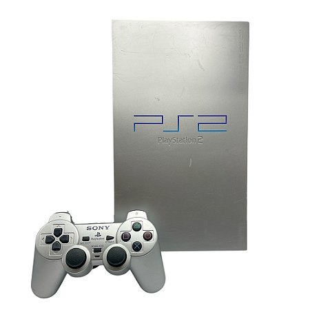 Console PlayStation 2 Fat Prata - Sony (Europeu)