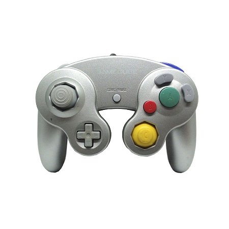 Controle GameCube Prata com fio - Nintendo