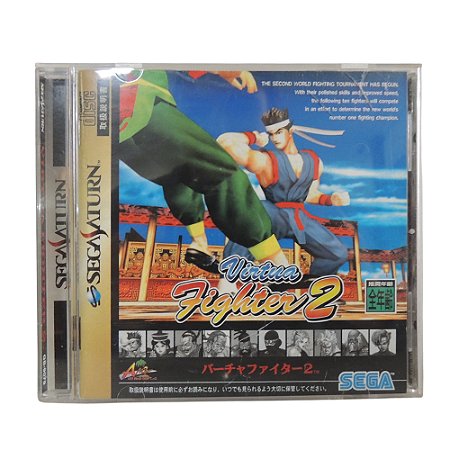 Jogo Virtua Fighter 2 - Sega Saturn (Japonês)