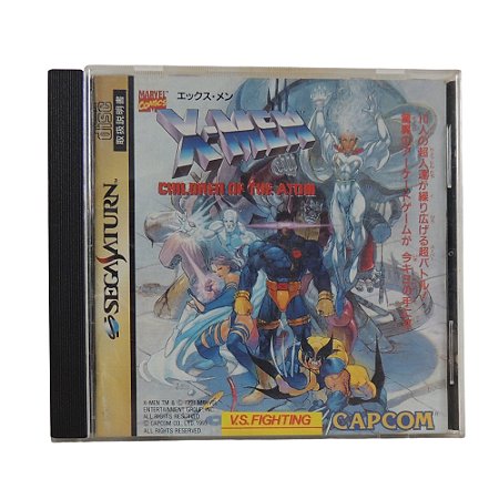 Jogo X-Men: Children of the Atom - Sega Saturn (Japonês)