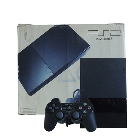 Console PlayStation 2 Slim Preto - Sony (Americano)