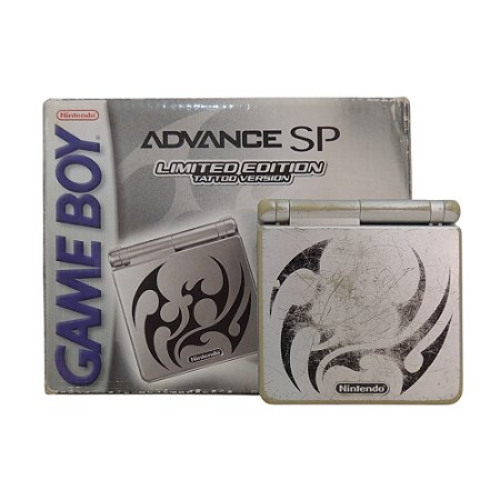 Console Game Boy Advance SP (Limited Edition Tattoo Version) - Nintendo